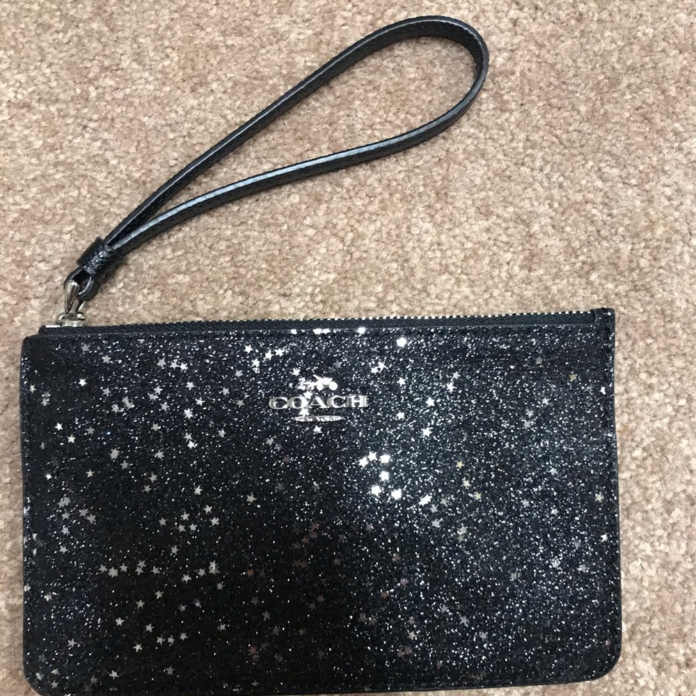 Sparkly Coach Wristlet